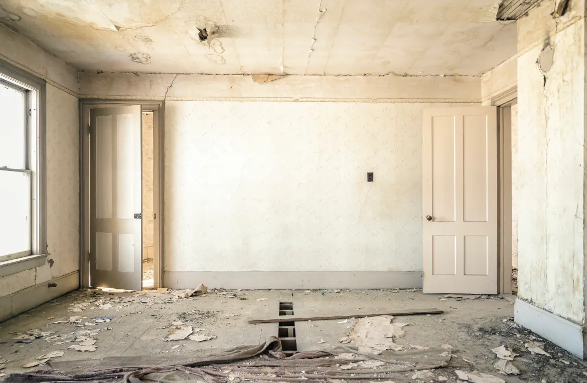 Waste disposal crew managing a cleanout project in Chantilly